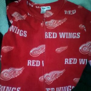 Red Wings Fleece Onesie